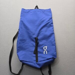 On Cloud  Running Blue Logo Magnetic Close Gym Bag Backpack